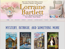 Tablet Screenshot of lorrainebartlett.com